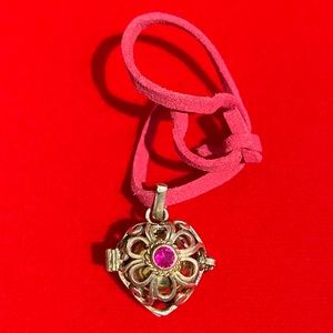 New Bali Gamelan silver Ruby ball protection charm